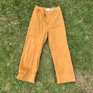 Anthropologie Straight Leg Crop Pant